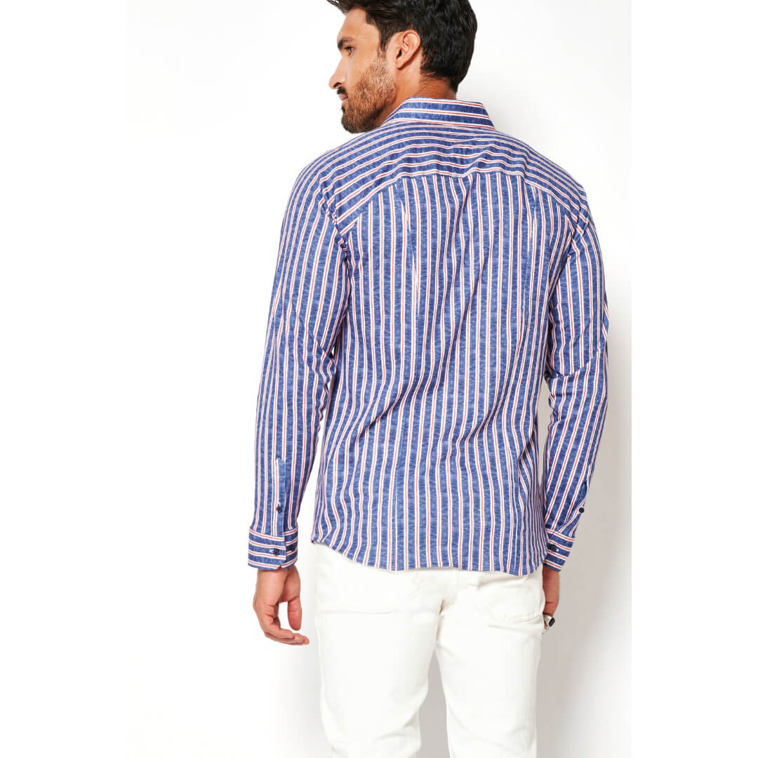 Desoto raitapaita jersey, indico - Moment.fi