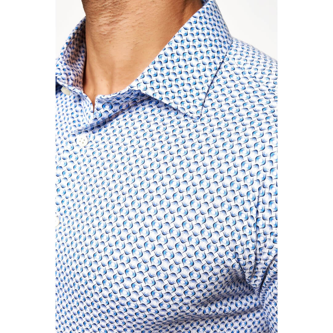 Desoto kuosipaita jersey, vaaleansininen - Moment.fi