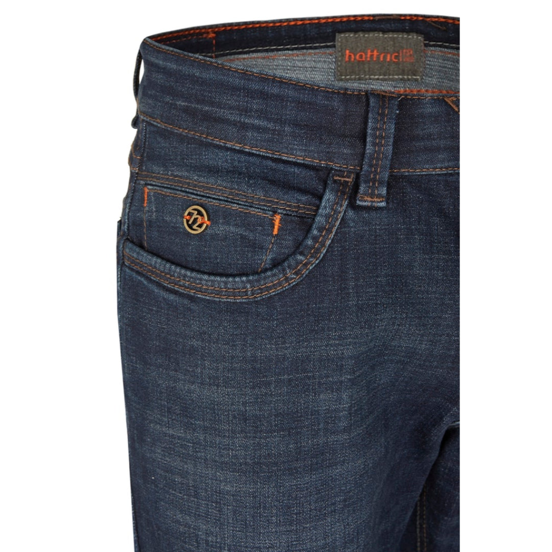 Hattric farkku stretch jogg Harris, tummansininen - Moment.fi